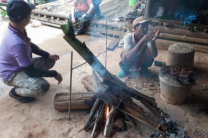 1 Day Trekking Group Tour With Bamboo Cooking / Chiang Rai - Huay Kaew Waterfall and the hot spring stop