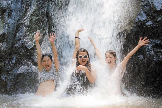 10KM Inflatable Kayaking and 3HR Trekking Adventure - A waterfall walk before the river
