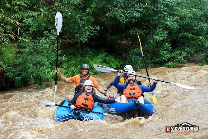 10KM Inflatable Kayaking and 3HR Trekking Adventure - The practical finish at the 8Adventures camp