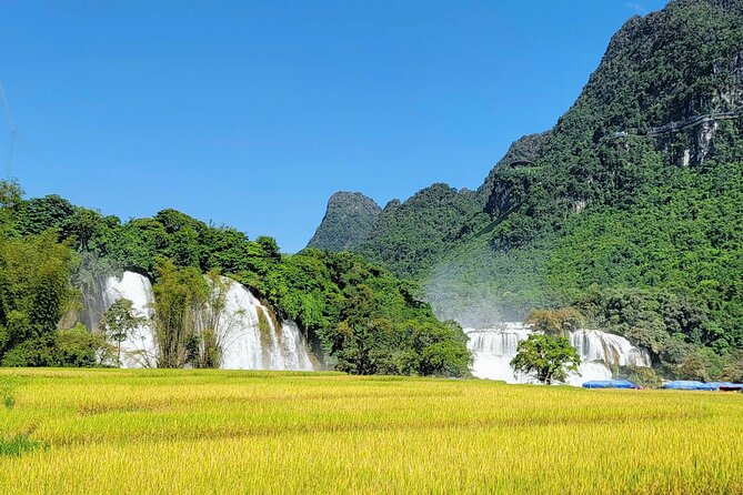 2 Day Cao Bang Trekking in Ban Gioc Waterfall with Crafts Village - Ban Gioc Waterfall by boat