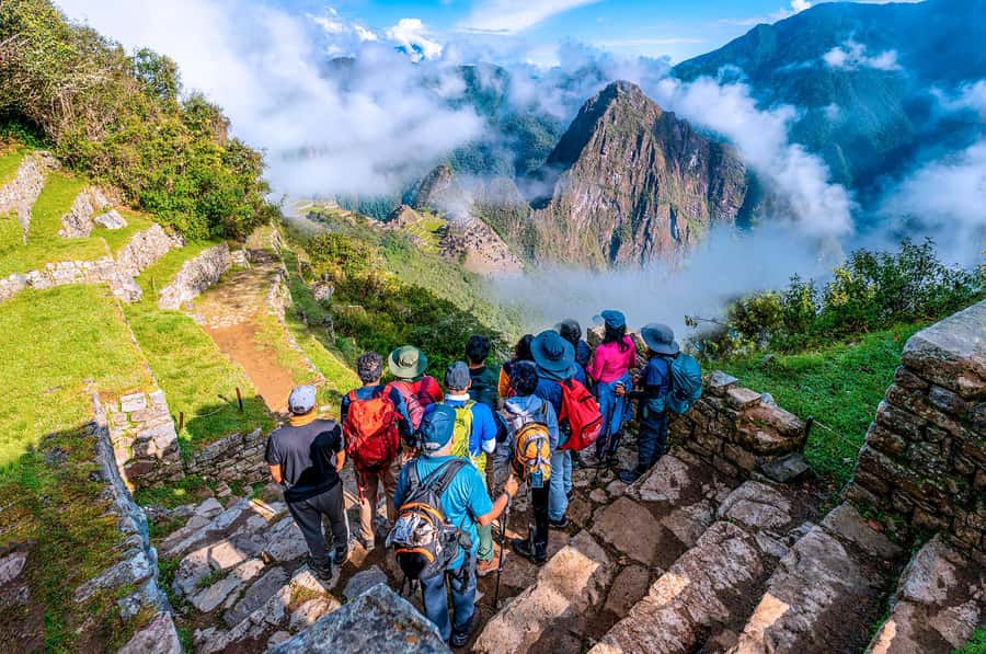 2-Day Inca Trail Hike to Machu Picchu & Panoramic Train - Wiñay Wayna rewards the climb
