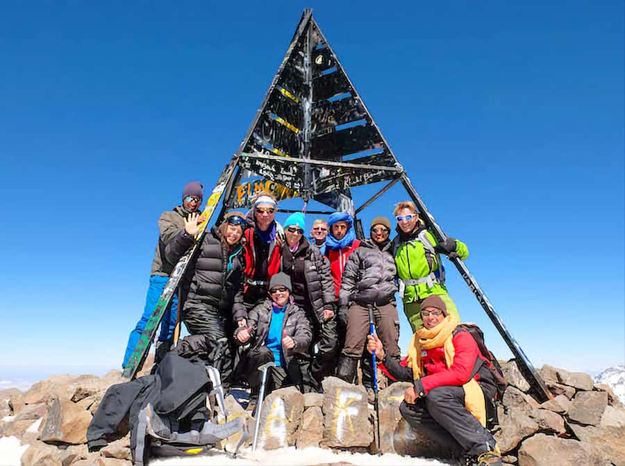 2 Days Mount Toubkal ascent trek via Ait Mizane Valley - Lunch near Sidi Chamharouch at 2,500 meters