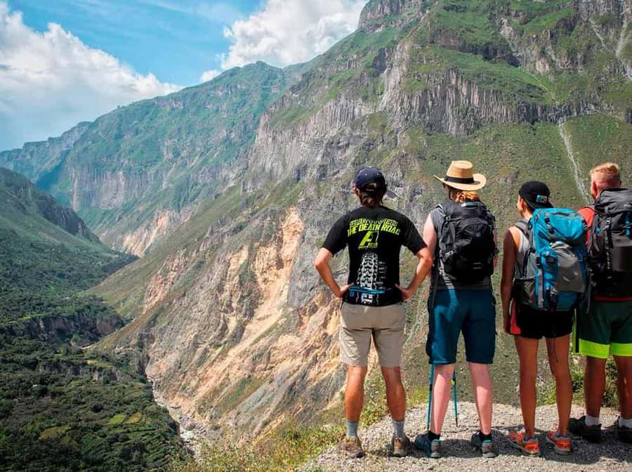 3-day trek to the Colca Canyon from Arequipa ending in Puno - From Cabanaconde down to San Juan de Chuccho