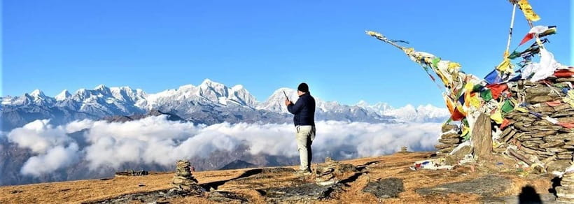4 Days Pikey Peak Trek : The Best View of Mt Everest - Day 1: Kathmandu to Dhap, then Jhapre