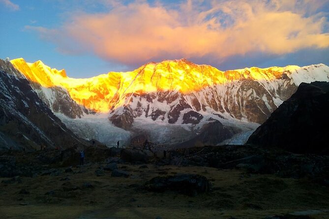 5 Days Annapurna Base Camp Trek - Sunrise at Annapurna Base Camp