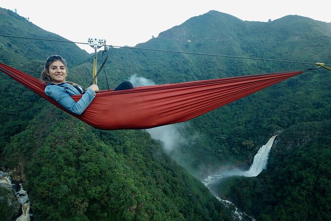 Aerial Hammocks, Zip and Waterfall Trek on Medellin Private Tour - Hiking to the base of Salto del Buey