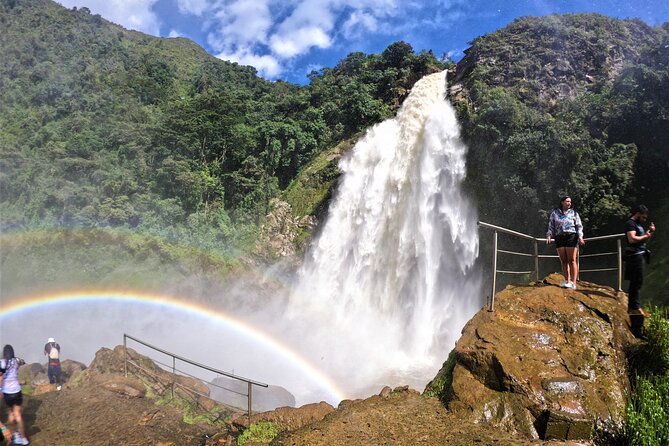 Aerial Hammocks, Zip and Waterfall Trek on Medellin Private Tour - The first 700-meter zip line