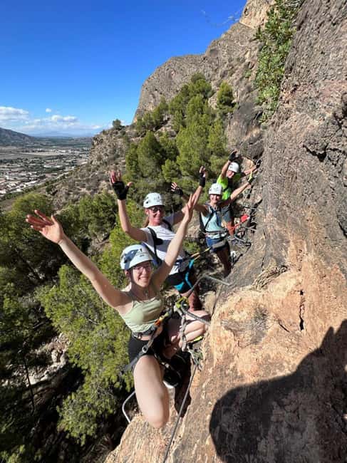 Alicante: Redovan Via Ferrata, family Climb - Guides, equipment, and the photo service