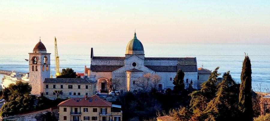 Ancona: Urban Trek Tour with Wine and Food Tasting - Cathedral of Saint Ciriacus Rises Above the Port