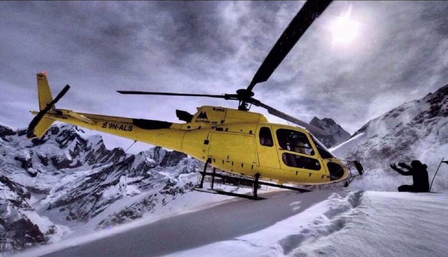 Annapurna Base Camp Heli Tour - Leaving Pokhara for the Annapurna Range