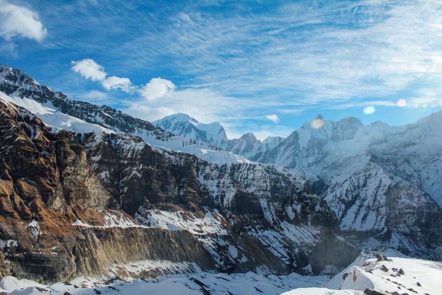 Annapurna Base Camp Helicopter Sightseeing Tour - Arriving at Annapurna Base Camp