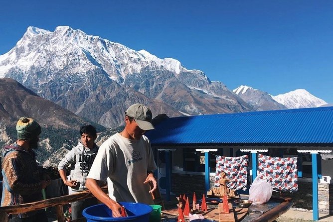 Annapurna Circuit with Tilicho Lake - Chame and Pisang bring the first big mountain views