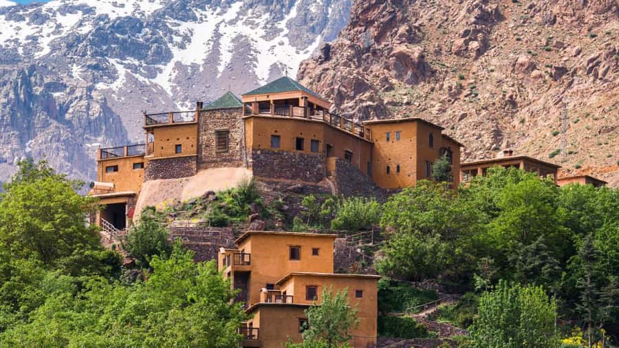 Atlas Mountains Trek Azzaden Valley And Imlil 2 Days - Tizi Oussem guesthouse and the Berber village experience