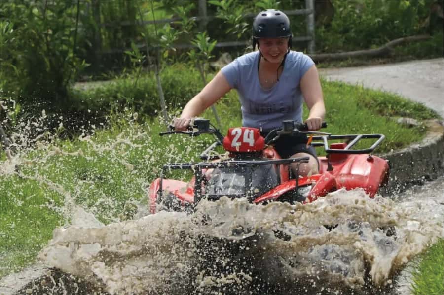 ATV Jungle Trek Bali: Wild Path, Waterfall with Lunch, Guide - Jungle tunnels, river trails, and muddy pools