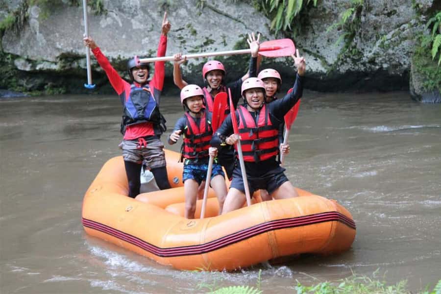 Bali: Mount Batur Sunrise Trek and White Water Rafting - Mount Batur before dawn: the real start of the day