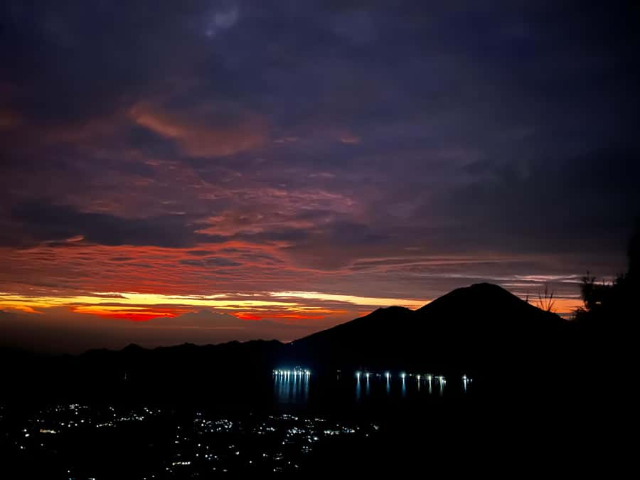 Bali: Mount Batur Sunrise Trek & Lake Batur Canoe Tour - Sunrise from the summit: big views, simple comforts