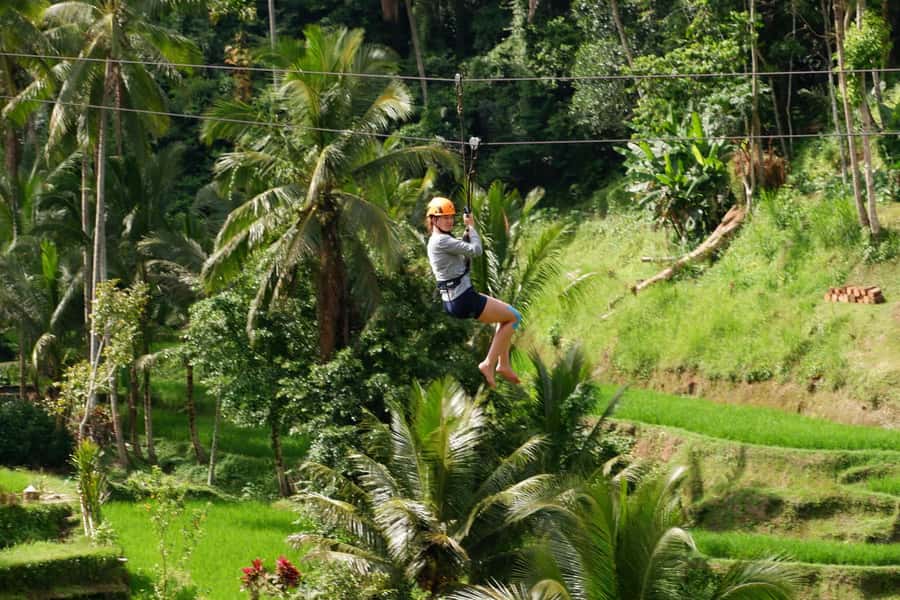 Bali: Mount Batur Sunrise Trek & Ubud Zip-Line Adventure - Coming back down the volcano
