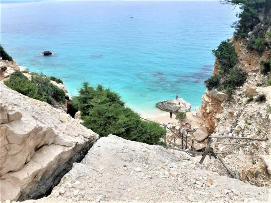 Baunei: Cala Goloritzè Trekking Tour with A Guide - White limestone, scrub, and the first stages of the route