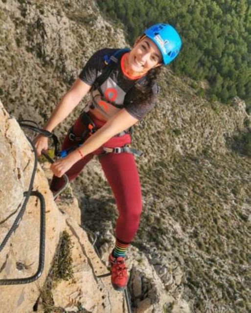 Benidorm: Via ferrata Ponoig, cerca de la Nucia - From the Polop car park to the first clamps
