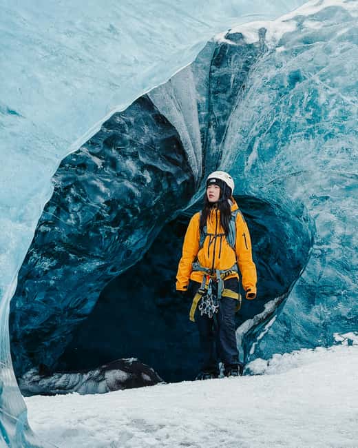 Blue Ice Cave Adventure and Glacier Hike (from Jökulsárlón) - Inside the natural ice cave