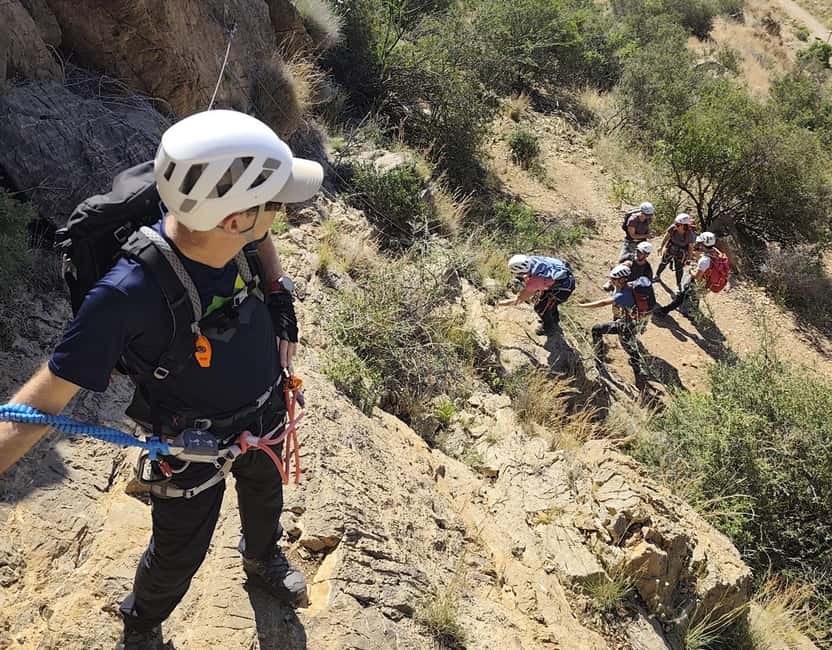 Callosa del Segura: Guided Via Ferrata in Callosa K3 with abseiling - K2, K3, or K5: choosing the right challenge