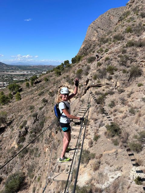 Callosa del Segura: Via Ferrata - Reaching the summit and taking the photos