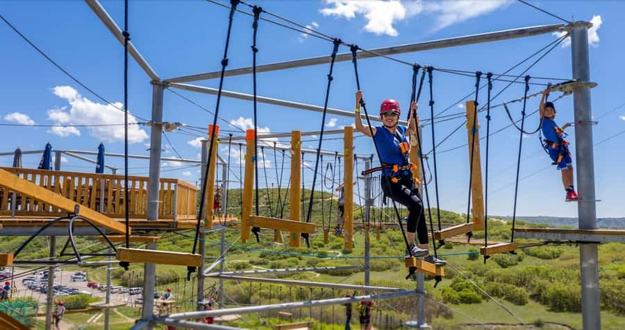 Castle Rock: The EDGE Epic Sky Trek - A Four-Level Playground 50 Feet Above Castle Rock