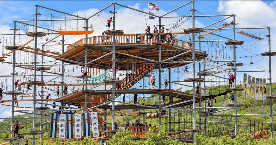 Castle Rock: The EDGE Epic Sky Trek - Ziplines Add the Fastest Rush