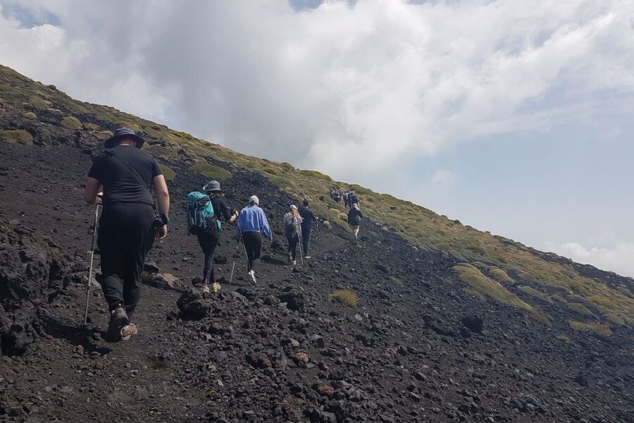 Catania: Mount Etna Trekking Tour Beyond the Tourist Trails - Lunch above the valley, with no restaurant in sight