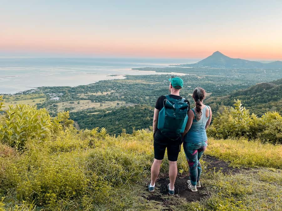 Chamarel: Sunset Mountain Hike - The climb: sporty, scenic, and not for everyone