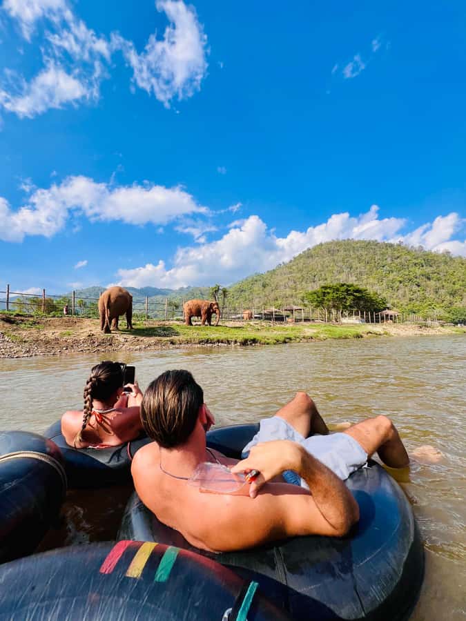Chiang Mai 2-Day: Trekking, Tubing & Elephant Observation - Key points at a glance