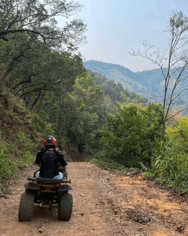 Chiang Mai ATV & White Water Rafting & Trekking to Waterfall - One hour on a 200cc ATV