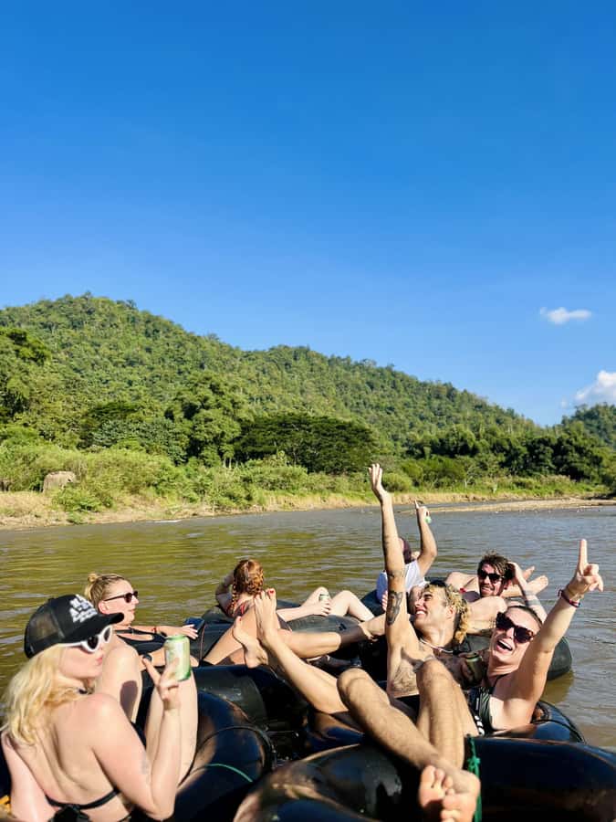 Chiang Mai Full-Day: Trekking, Tubing & Elephant Observation - Elephant observation without rides or shows