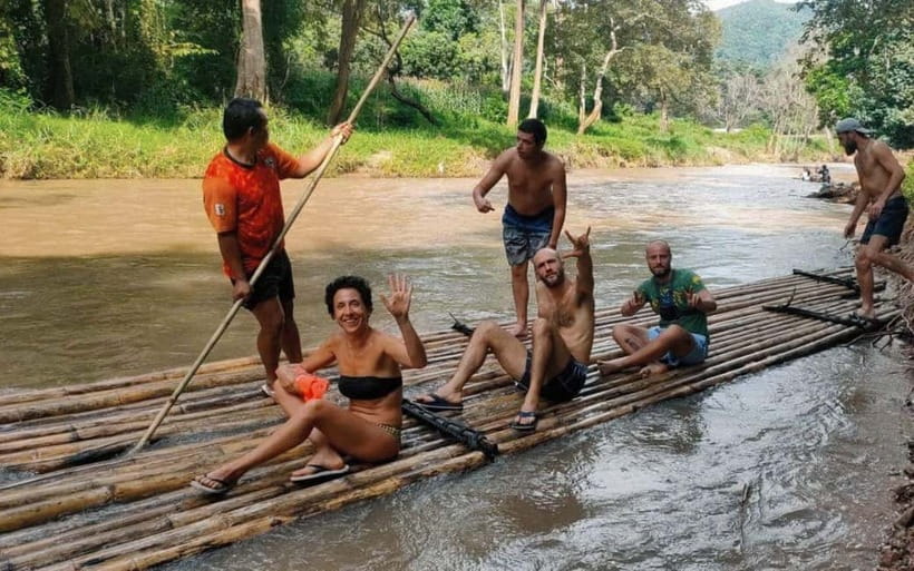 Chiang Mai: Jungle Trek, Elephants care & Bamboo Rafting - From Chiang Mai streets to Mae Wang hills