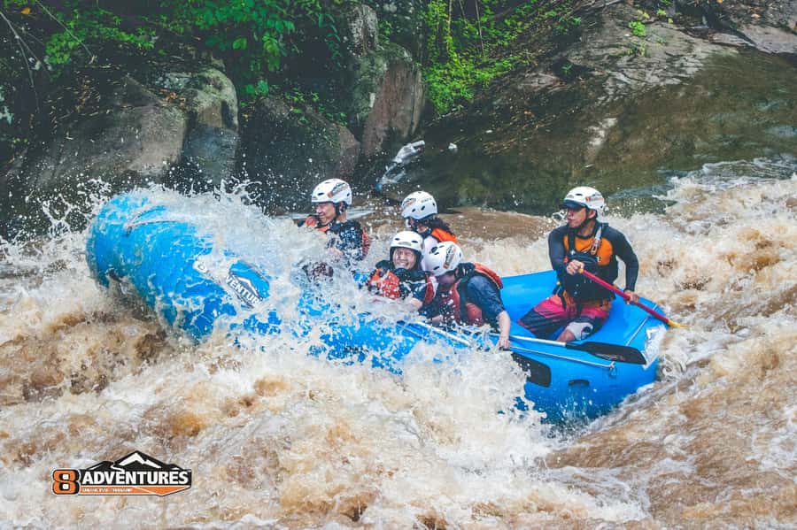 Chiang Mai: Whitewater Rafting and Waterfall Trekking Tour - A long day from Chiang Mai to Mae Taeng