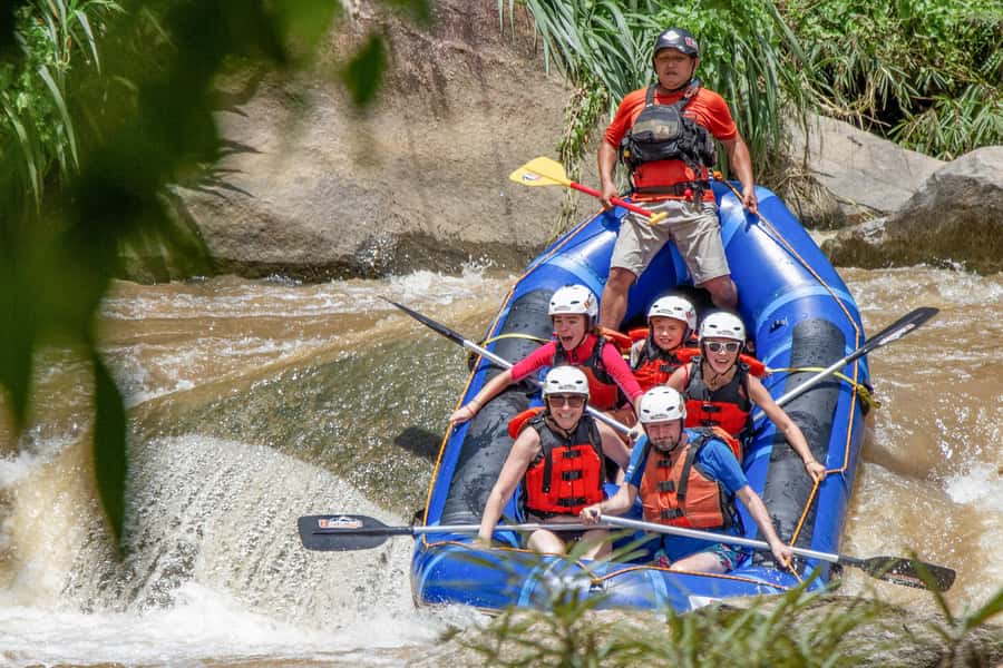Chiang Mai: Whitewater Rafting and Waterfall Trekking Tour - Ten kilometers of whitewater rafting