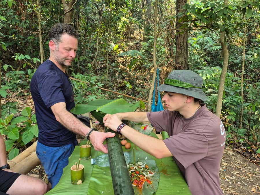 Chiang Rai Jungle Trek & Bamboo Tube Cooking Adventure - Lisu and Chinese villages along the trail