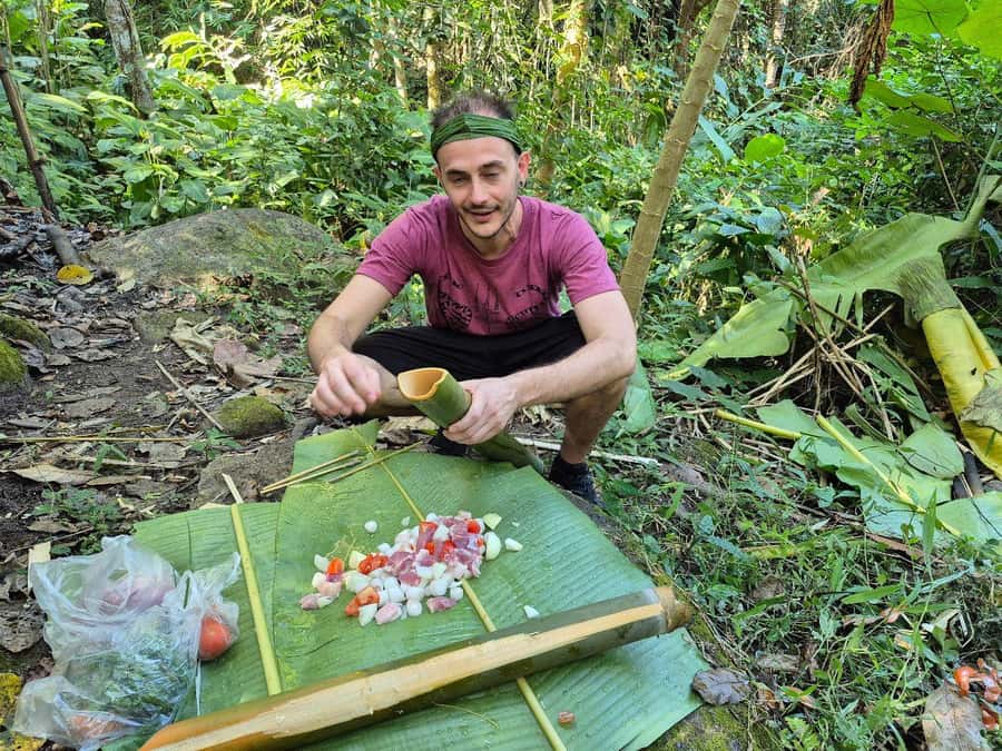 Chiang Rai Jungle Trek & Bamboo Tube Cooking Adventure - Returning to Pasoet for a hot soak