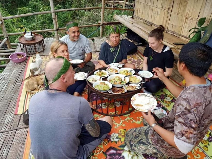 Chiang Rai Trek: 4 Hilltribes Villages & Waterfall Only Walk - Tea fields and the Chinese village