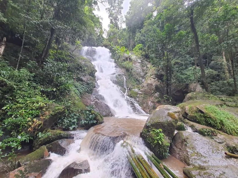 Chiang Rai Trek:Jungle Hike, Bamboo-Cooked Lunch & Boat Ride - Waterfall time after the bamboo meal