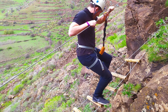 Climbing + Zipline + Via Ferrata + Cave. Adventure route in Gran Canaria - Who should book this route?
