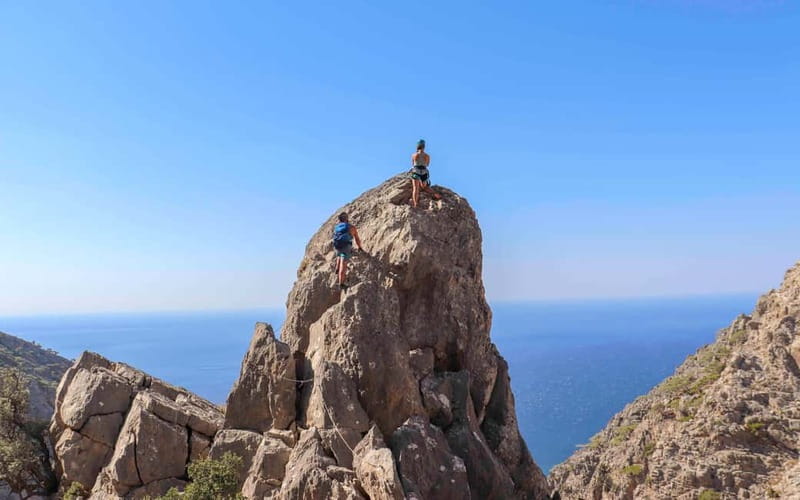 Crete: Via Ferrata in the Asterousia Mountains - The Libyan Sea and Asterousia views