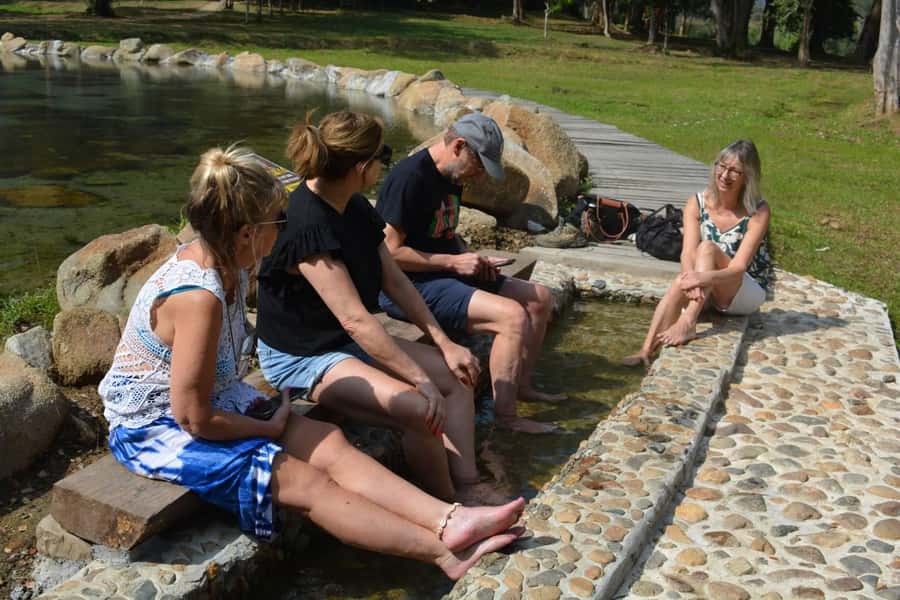 Cultural trekking and boat trip - The first walk through bamboo and farmland