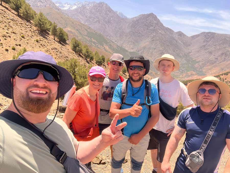 Day Trek In Atlas Mountais & Taoudja Summit 2720m - From Marrakech to the foothills of Imlil