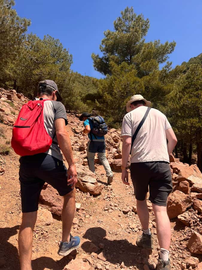Day Trek In Atlas Mountais & Taoudja Summit 2720m - The return to Imlil and a Berber lunch
