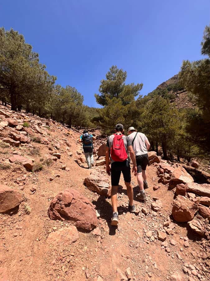 Day Trek In Atlas Mountais & Taoudja Summit 2720m - Starting the hike around Tamaterte