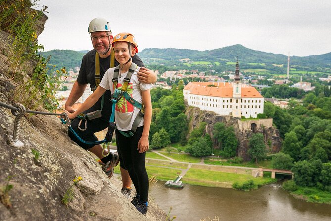 Děčín Via Ferrata Tour in Bohemian Switzerland - The climb and the views