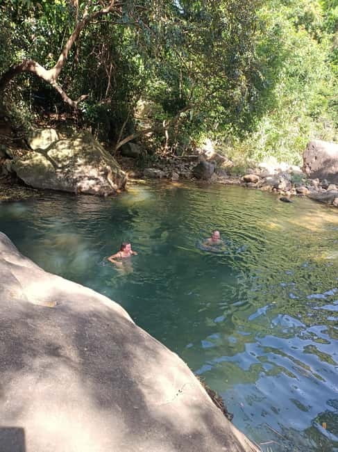 Discover Hidden Waterfall, Jungle Trekking, Swim Incl Snacks - Fruit, water, and a simple picnic break