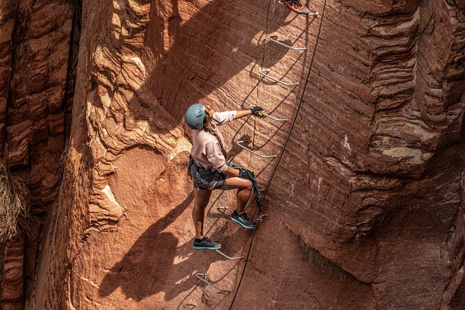East Zion Elk Heart Cliffs Via Ferrata and Rappelling (3Hr) - Key points before you book