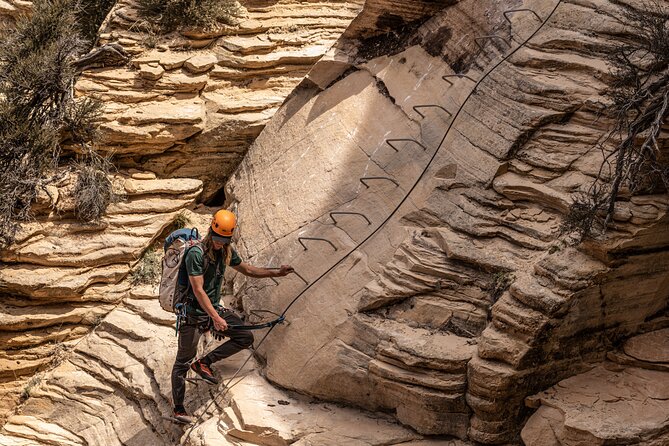 East Zion Elk Heart Cliffs Via Ferrata and Rappelling (3Hr) - How the Via Ferrata changes the climb